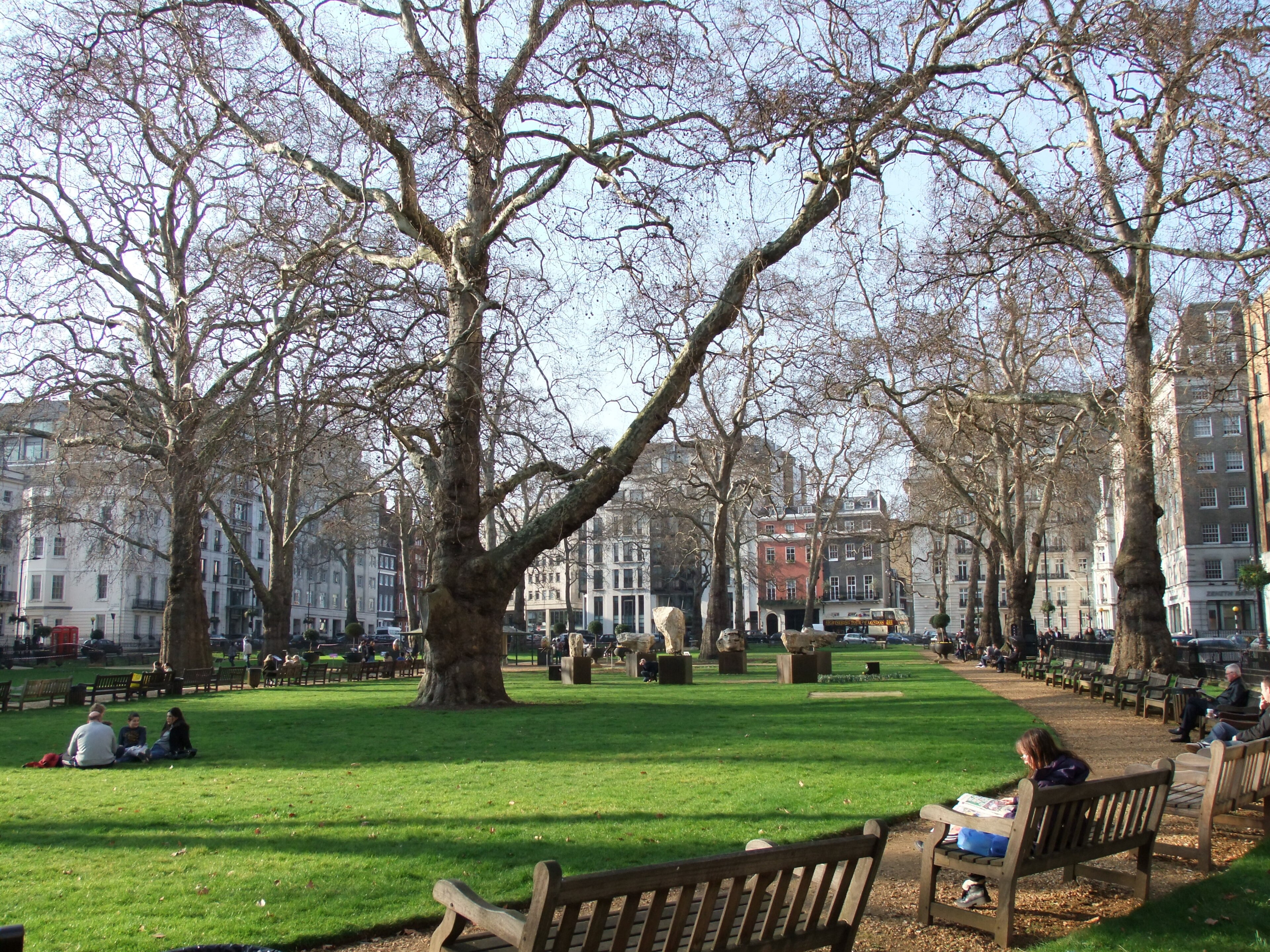Berkeley Square, Mayfair: the giant hare and the missing nightingales